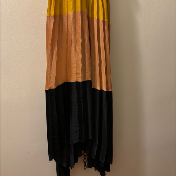 Ulla Johnson Gisella dress Colorblock pleated Maxi - Picture 6 of 8